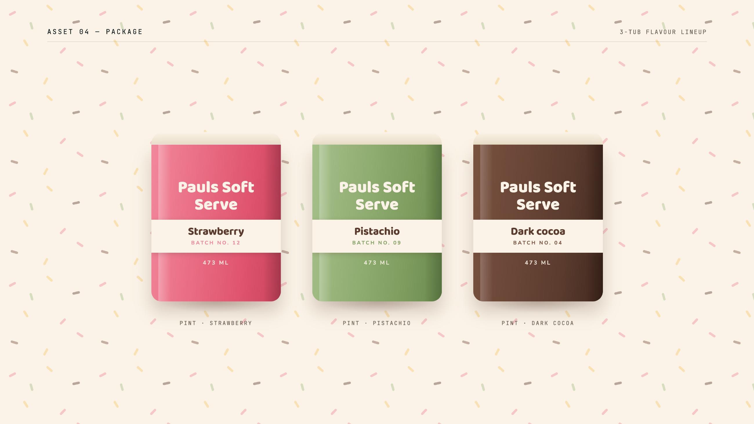Pauls Soft Serve identity — 5